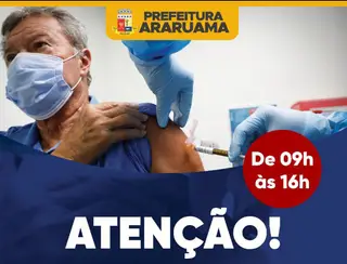 Vacinação contra a COVID-19 em Araruama, agora será na Praça João Hélio.