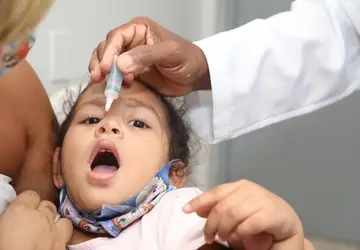 Cobertura vacinal contra a pólio no Brasil melhora, diz Unicef